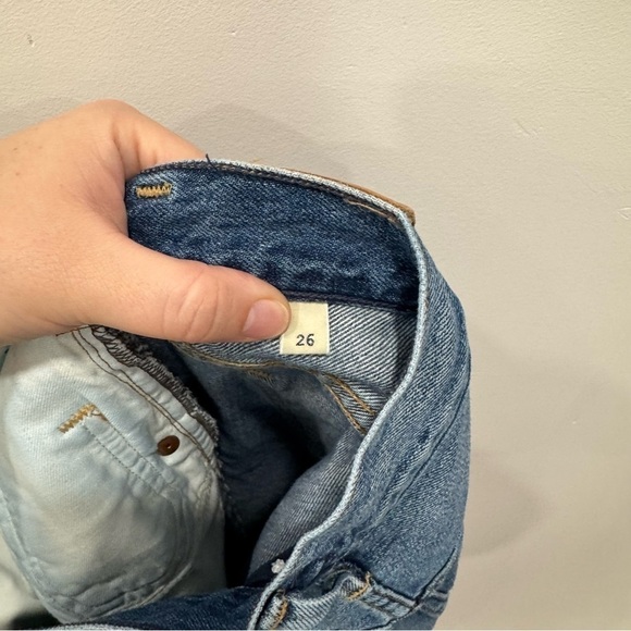 Citizens Of Humanity Premium Vintage Emerson Slim Boyfriend Jeans 26 Raw Hem - Picture 9 of 12